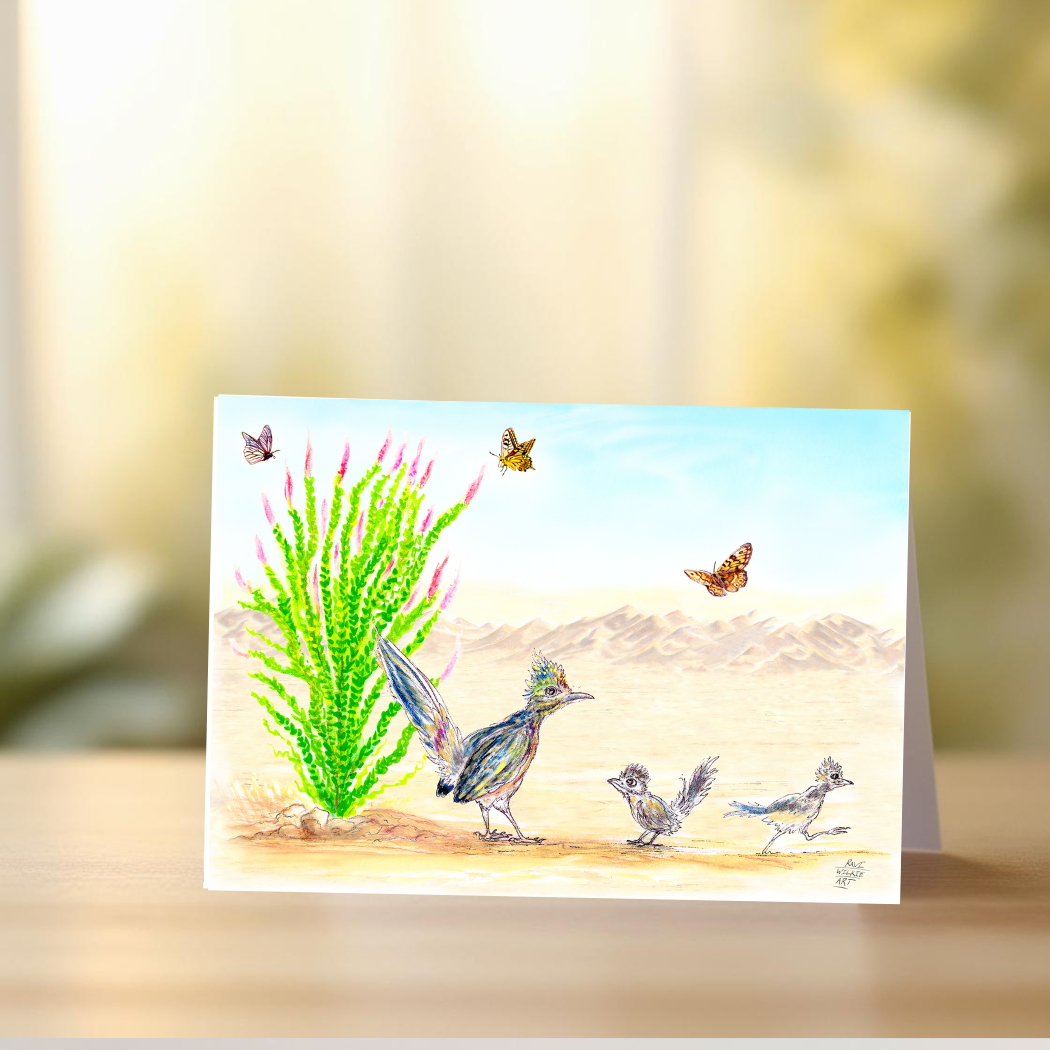 Roadrunner's FIrst Run Greeting Card