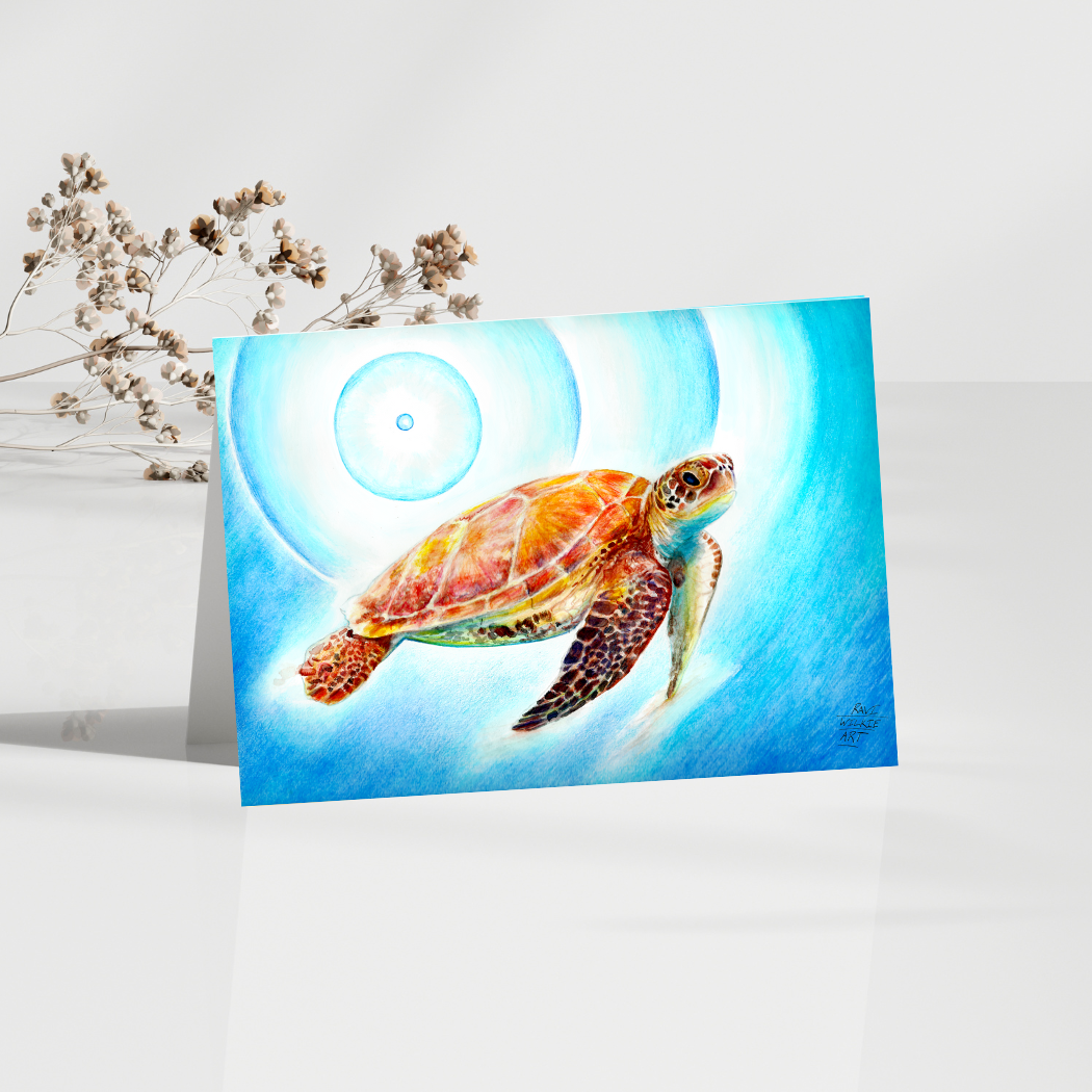 Ocean Sea Turtle Greeting Card
