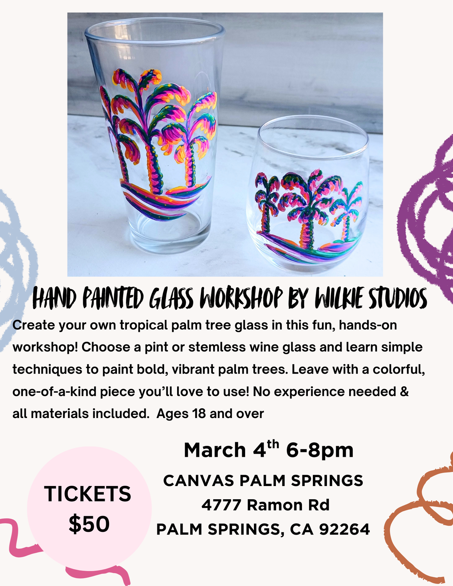 Hand Painted Glass Workshop