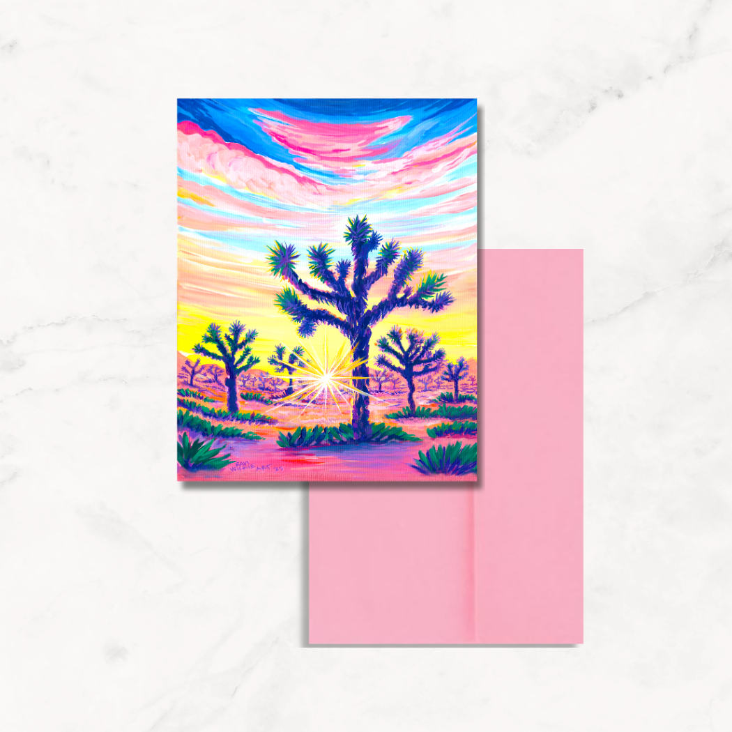 Mornin' In Joshua Tree Greeting Card