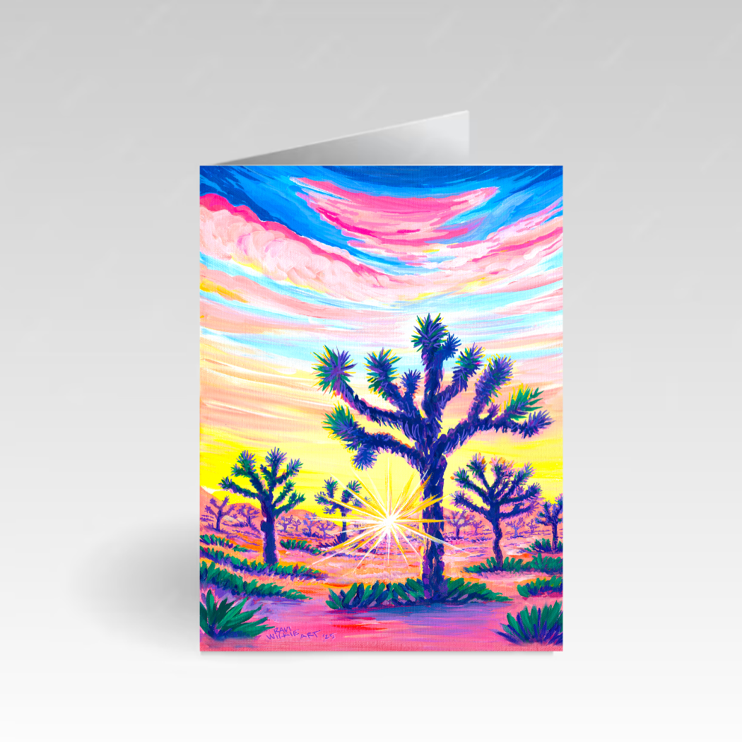 Mornin' In Joshua Tree Greeting Card