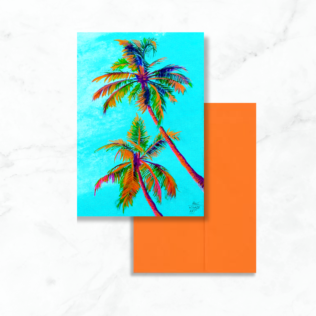 Palm Trees Greeting Card