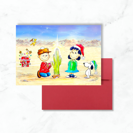Desert Holiday Magic Greeting Card
